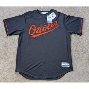 READ Custom Baltimore Orioles Jersey Mens XL #19 Davis Majestic Black MLB